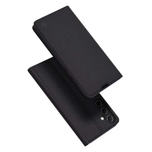 Tok Samsung Galaxy A55 5G A556-hoz, Techsuit, Magskin Book, Fekete