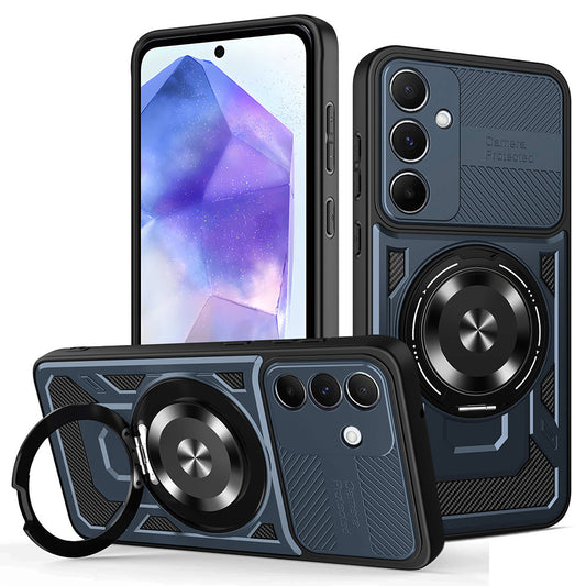 Samsung Galaxy A55 5G A556 tok, Techsuit, RuggedCam, Kék