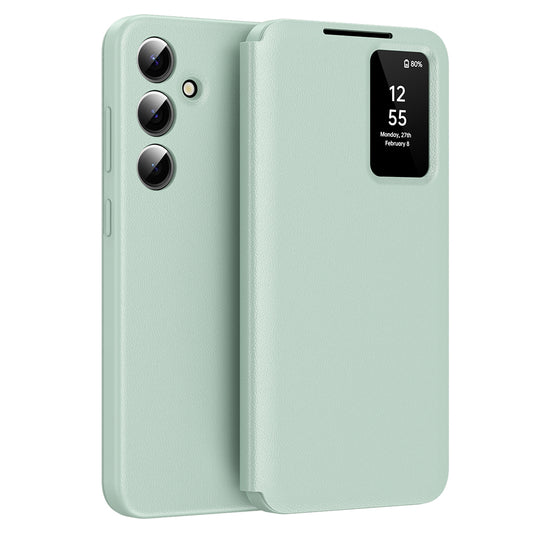 Tok Samsung Galaxy A55 5G A556-hoz, Techsuit, SmartView, Zöld