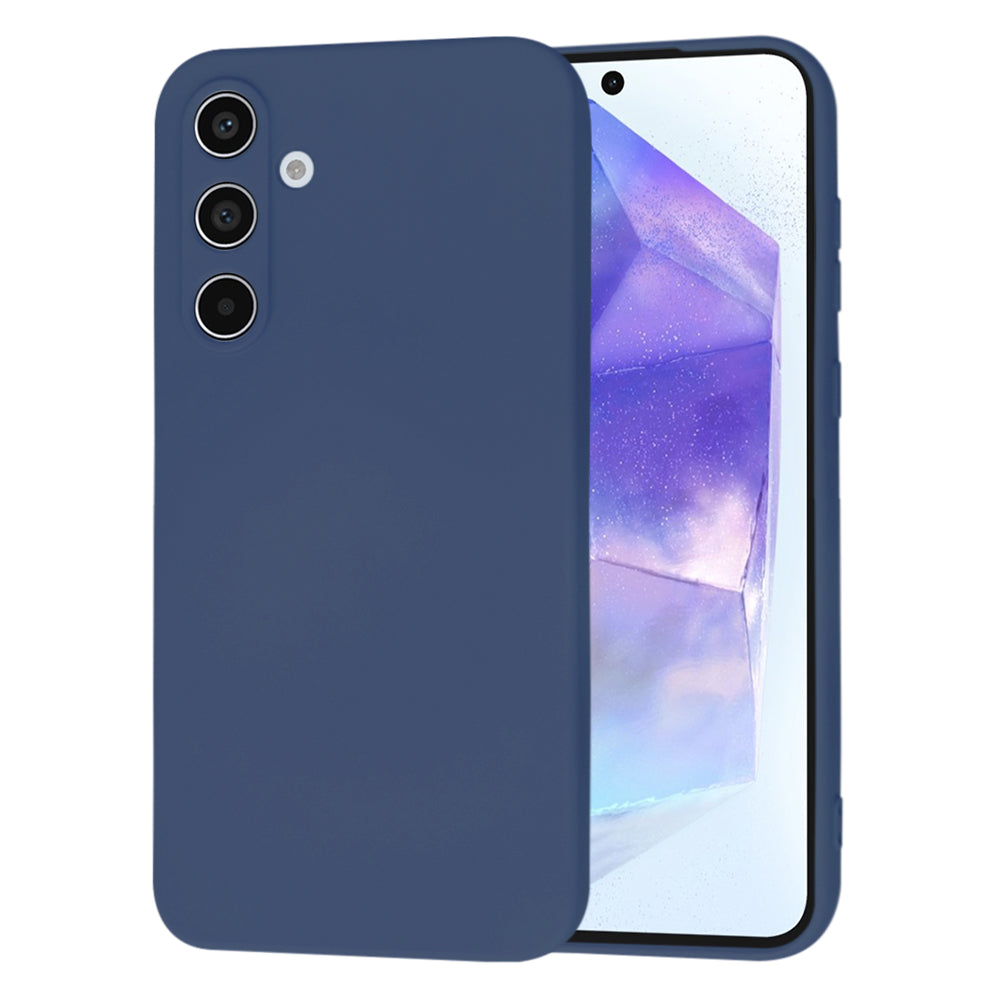 Tok Samsung Galaxy A55 5G A556-hoz, Techsuit, SoftFlex, Tengerészkék