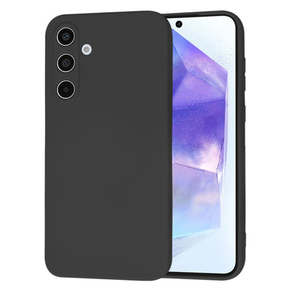 Tok Samsung Galaxy A55 5G A556-hoz, Techsuit, SoftFlex, Fekete
