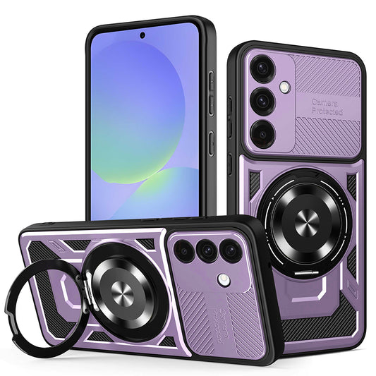 Tok Samsung Galaxy A56 A566 / A36 A366-hoz, Techsuit, RuggedCam, Lila