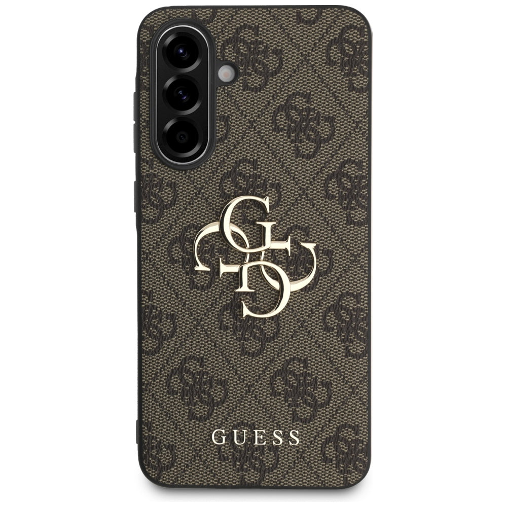 Tok Samsung Galaxy A56 A566-hoz, Guess, 4G Big Logo, barna