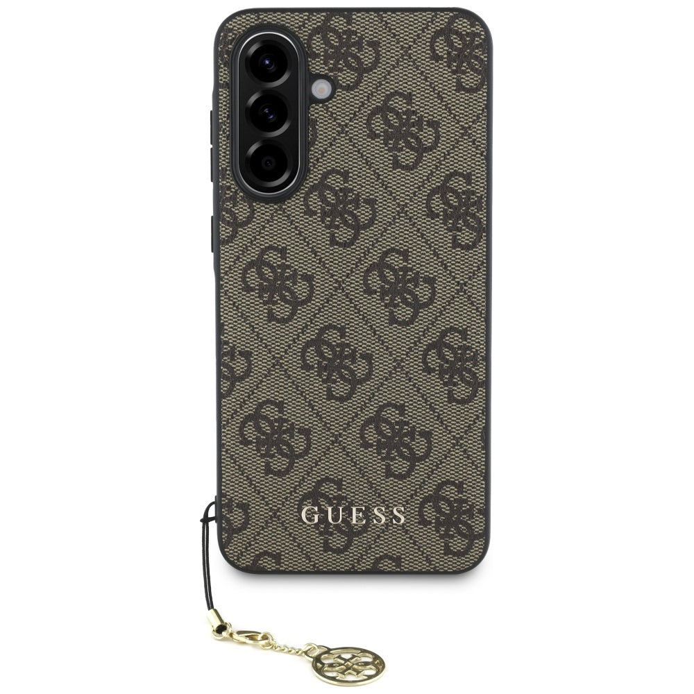 Tok Samsung Galaxy A56 A566-hoz, Guess, 4G Charm, Barna