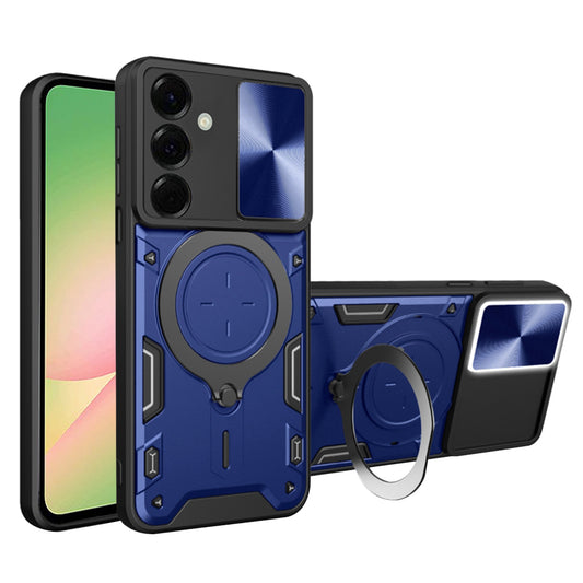 Tok Samsung Galaxy A56 A566-hez, Techsuit, CamGuard Pro, Kék