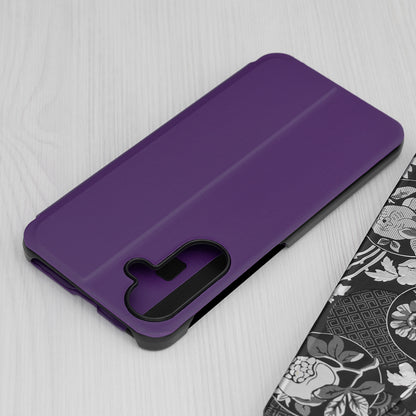 Tok Samsung Galaxy A56 A566-hoz, Techsuit, eFold, Lila