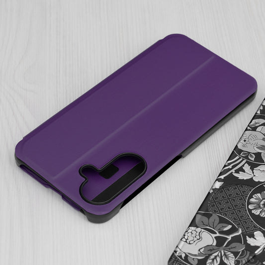 Tok Samsung Galaxy A56 A566-hoz, Techsuit, eFold, Lila