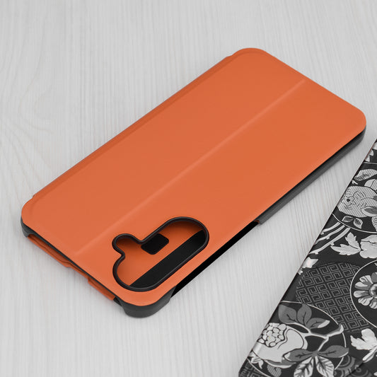 Tok Samsung Galaxy A56 A566-hoz, Techsuit, eFold, Narancssárga