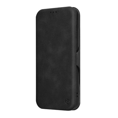 Tok Samsung Galaxy A56 A566-hoz, Techsuit, Safe Wallet Plus, Fekete