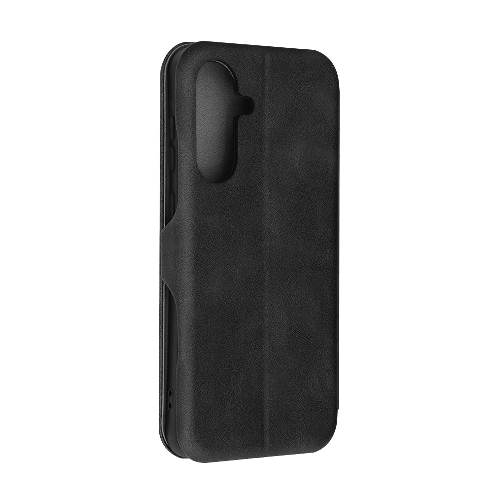 Tok Samsung Galaxy A56 A566-hoz, Techsuit, Safe Wallet Plus, Fekete
