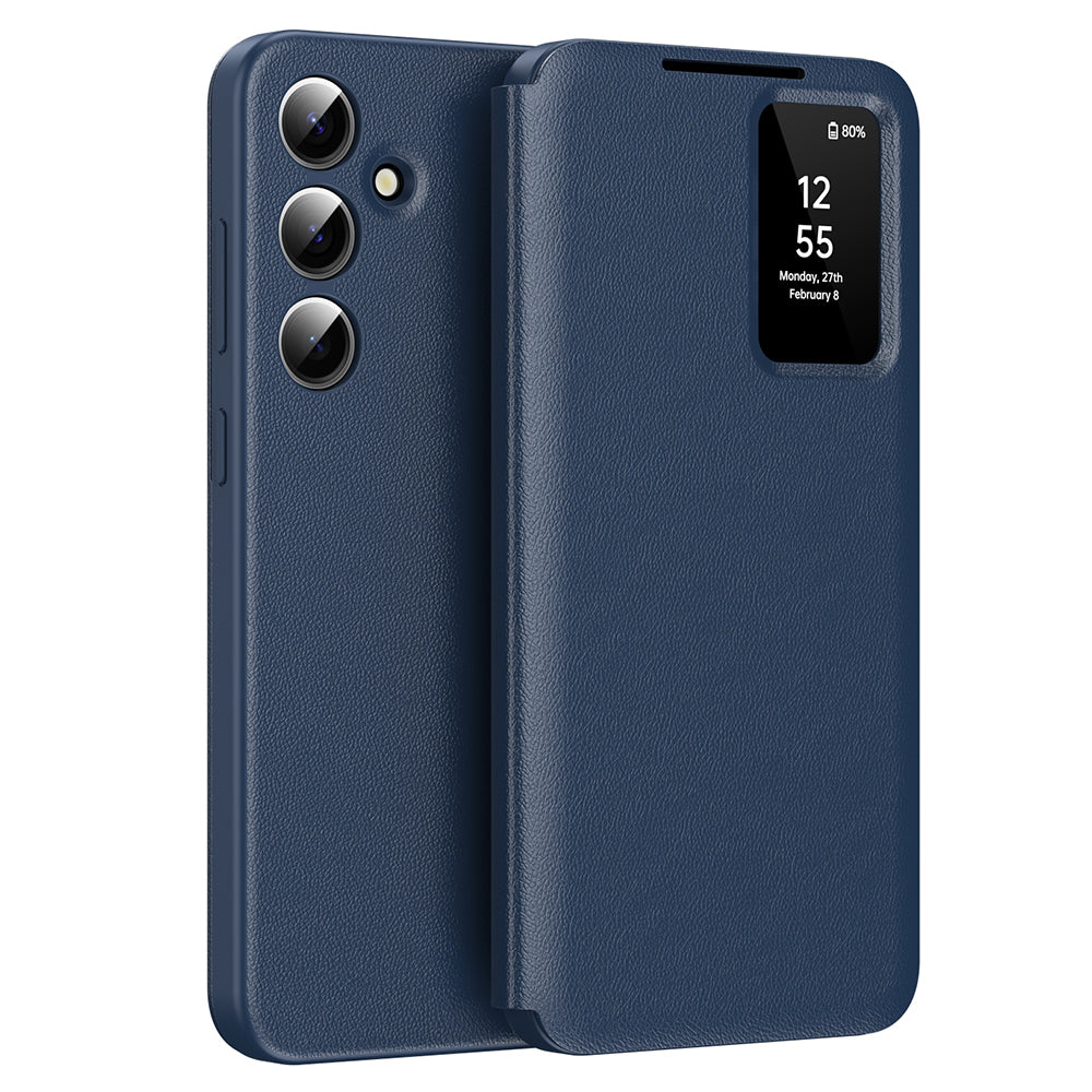 Case for Samsung Galaxy A56 A566, Techsuit, SmartView, Blue