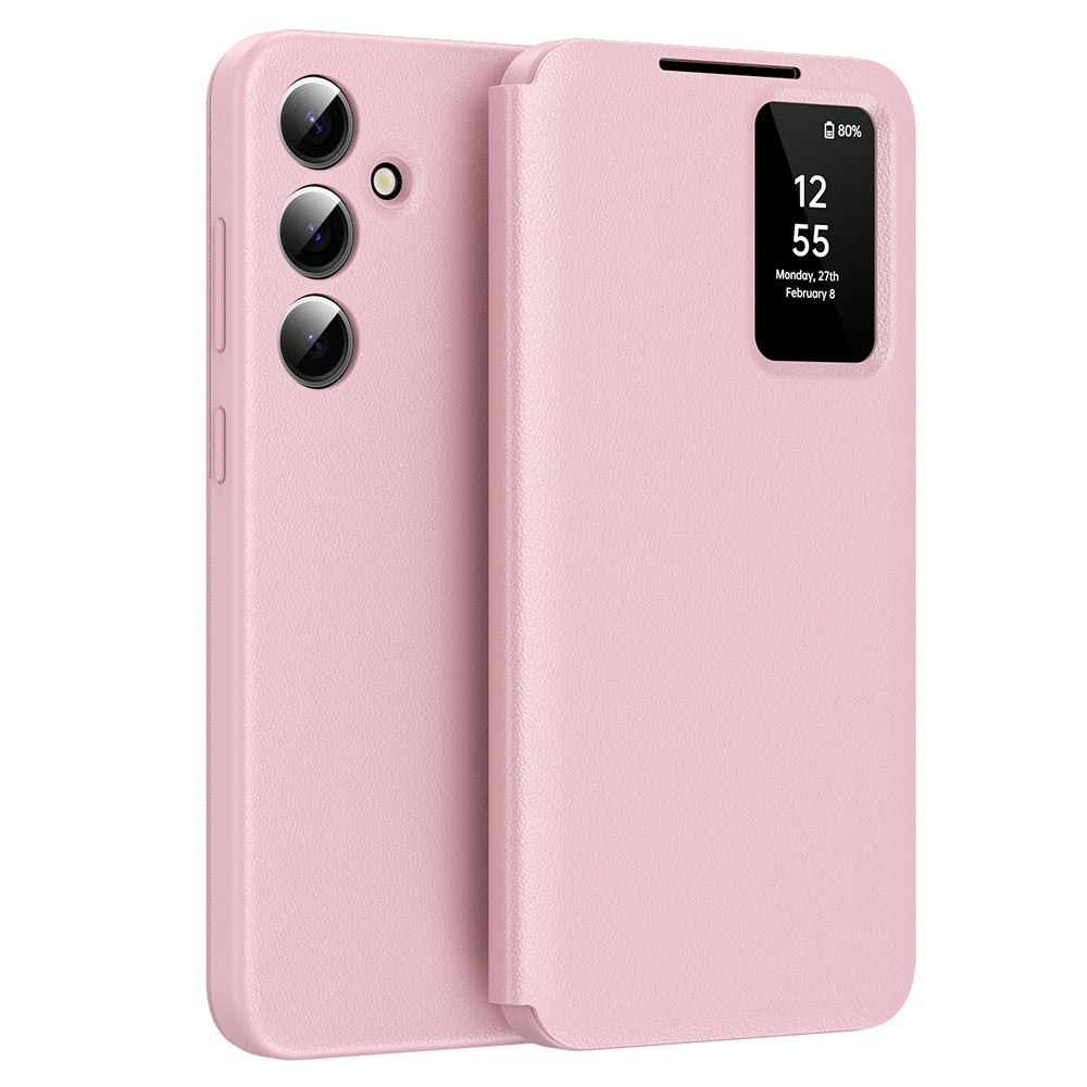 Case for Samsung Galaxy A56 A566, Techsuit, SmartView, Pink
