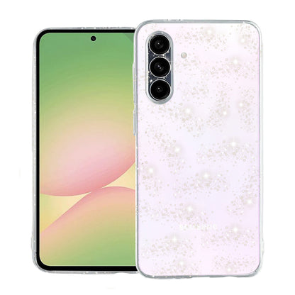 Tok Samsung Galaxy A56 A566-hez, Techsuit, SparkleSkin, Átlátszó