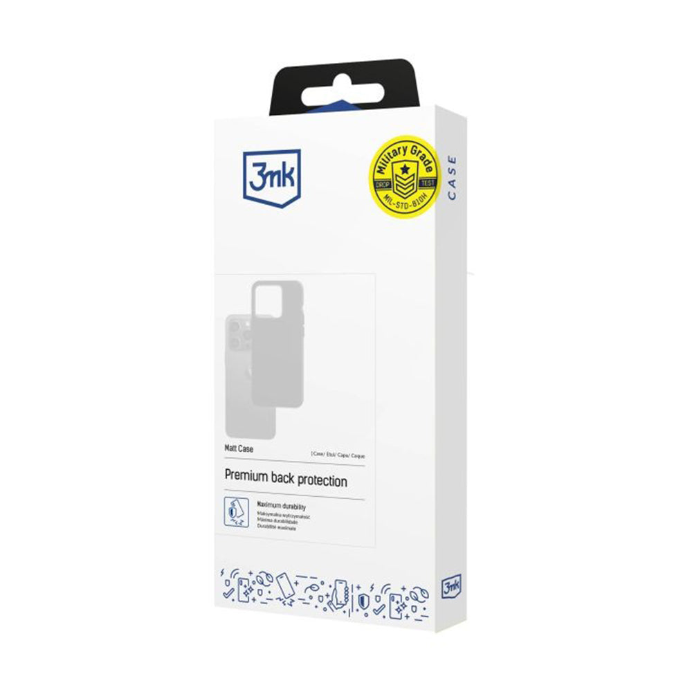 Tok Samsung Galaxy A57 5G-hez, 3MK, Matt Fekete