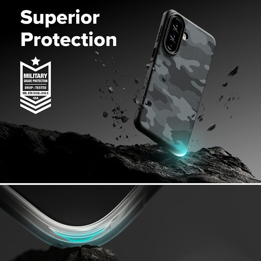 Tok Samsung Galaxy A57 5G-hez, Ringke, Onyx, Álcázás