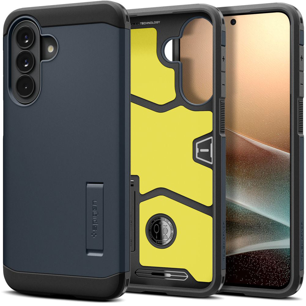 Case for Samsung Galaxy A57 5G, Spigen, Tough Armor, Blue ACS11126