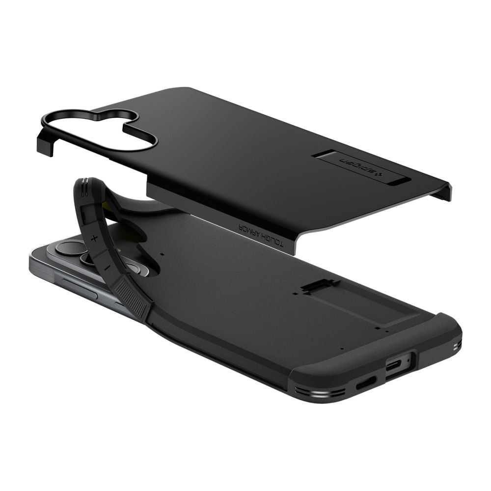 Case for Samsung Galaxy A57 5G, Spigen, Tough Armor, Black ACS11125