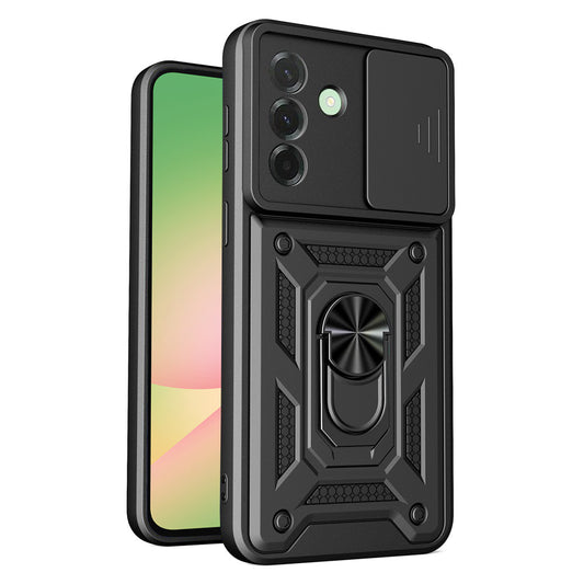 Tok Samsung Galaxy A57 5G-hez, Techsuit, CamShield, Fekete