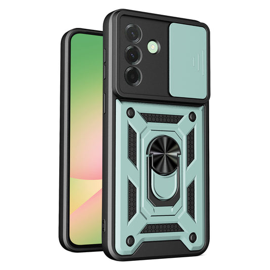 Tok Samsung Galaxy A57 5G-hez, Techsuit, CamShield, Zöld