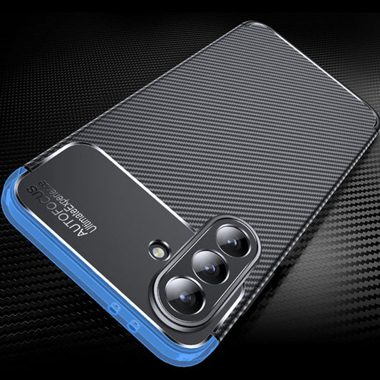 Tok Samsung Galaxy A57 5G-hez, Techsuit, CarbonFiber, Fekete