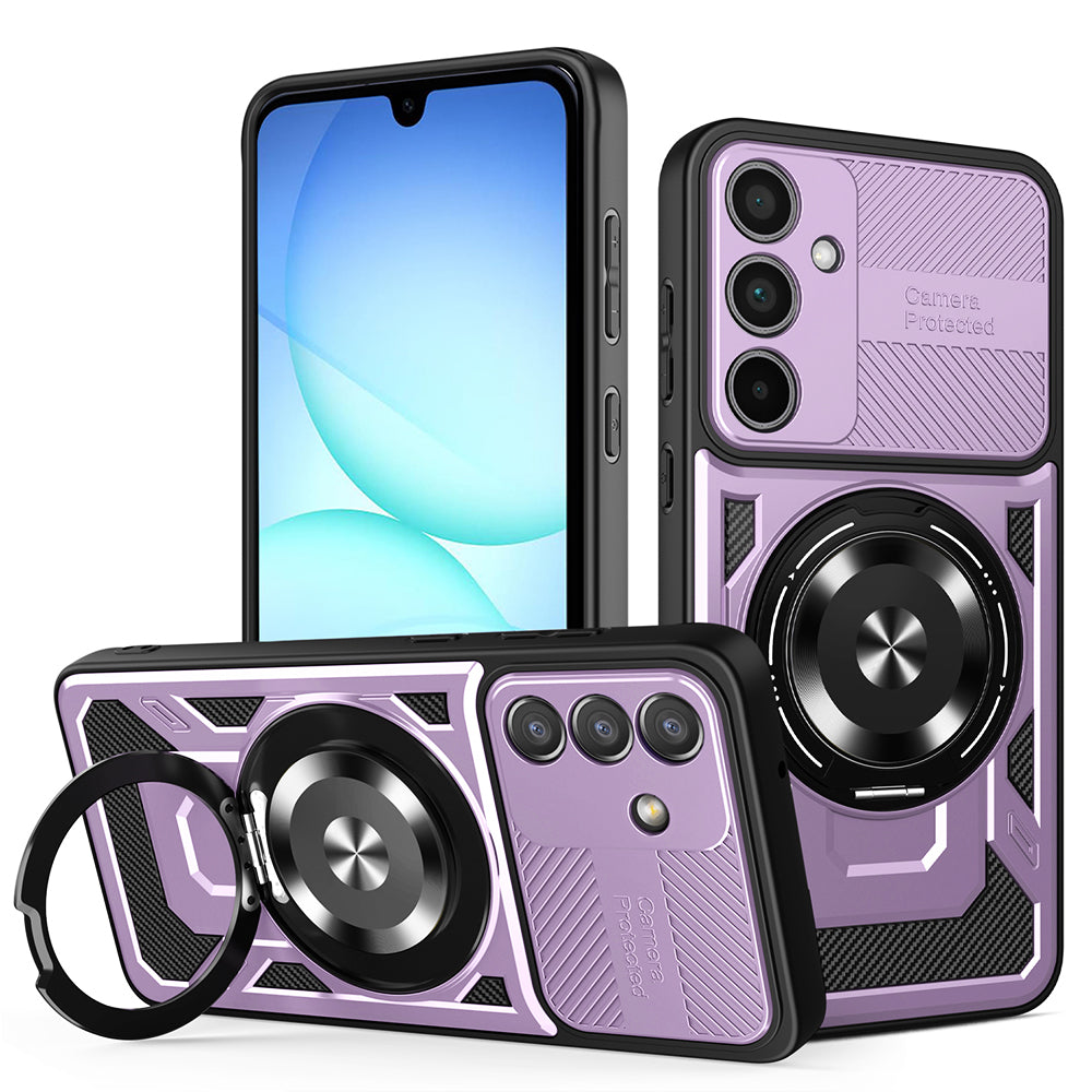 Tok Samsung Galaxy A57 5G-hez, Techsuit, RuggedCam, Lila