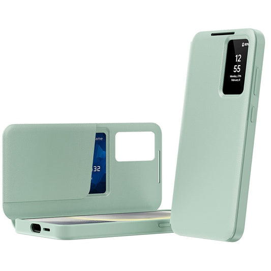 Tok Samsung Galaxy A57 5G-hez, Techsuit, SmartView, Zöld
