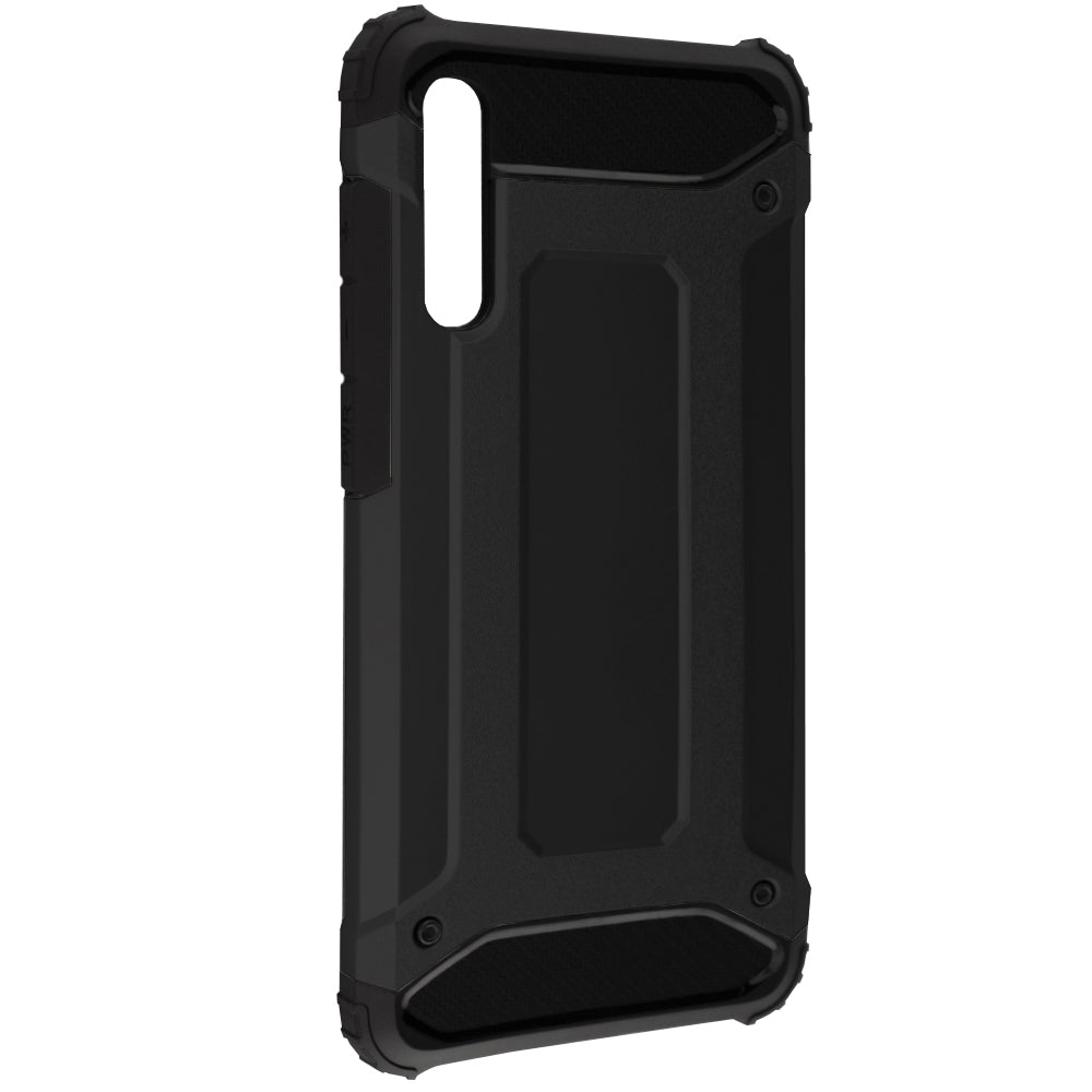Tok Samsung Galaxy A70s A707 / A70 A705 készülékhez, Techsuit, Hybrid Armor, Fekete
