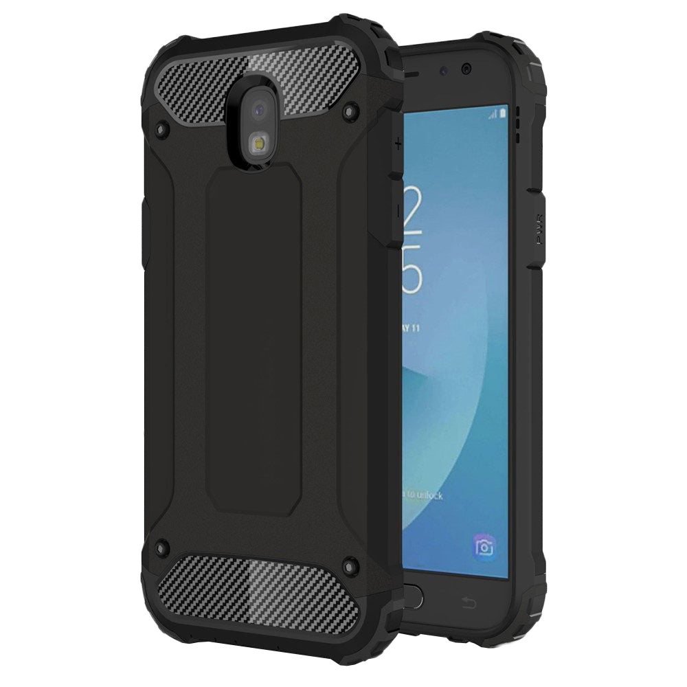 Tok Samsung Galaxy J5 (2017) J530-hoz, Techsuit, Hybrid Armor, Fekete