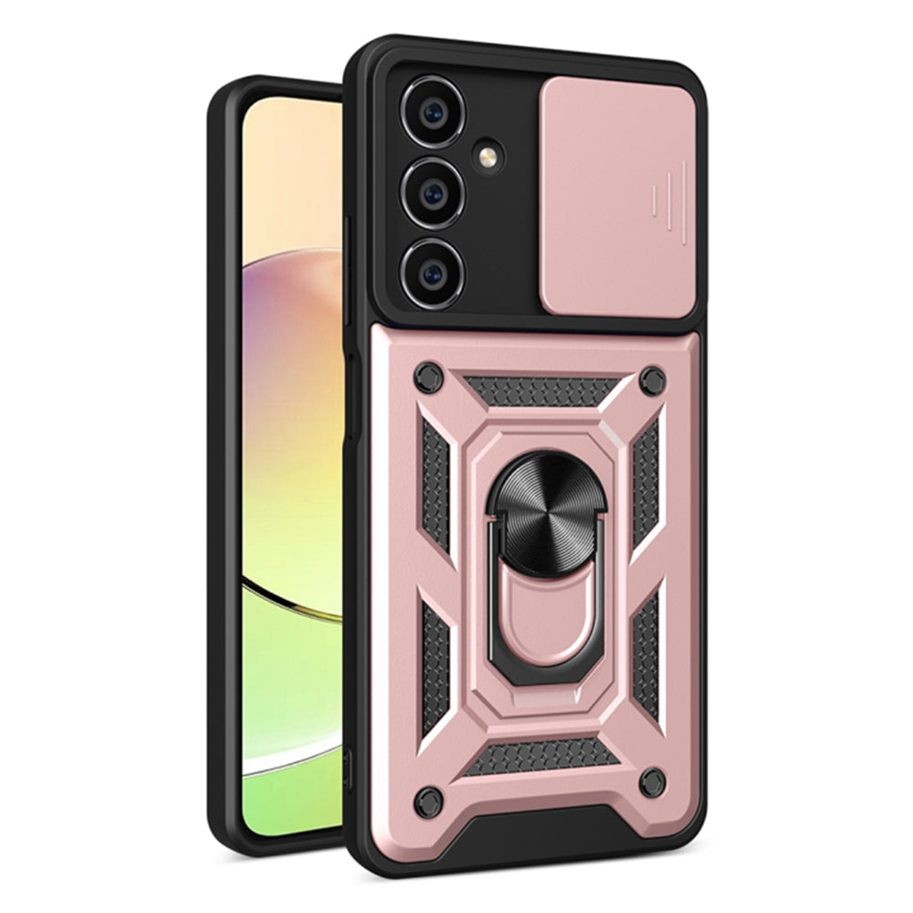 Tok Samsung Galaxy M15-höz, Techsuit, CamShield, rózsaszín