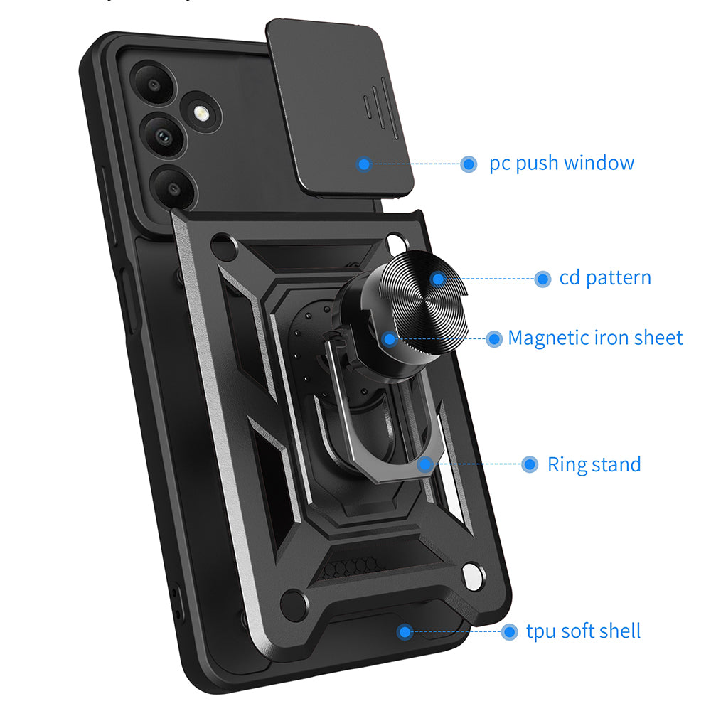 Tok Samsung Galaxy M15-höz, Techsuit, CamShield, rózsaszín