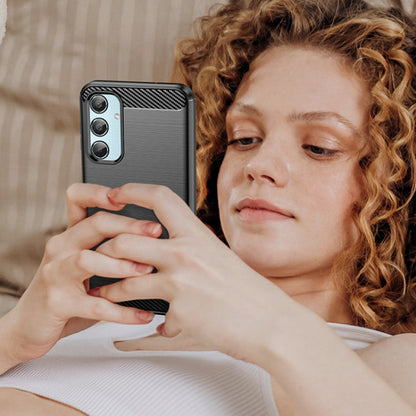 Samsung Galaxy M35 tok, Techsuit, karbon, fekete