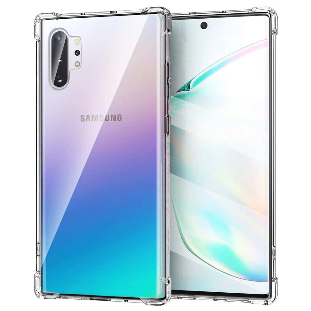 Tok Samsung Galaxy Note 10+ 5G N976 / Note 10+ N975, Techsuit, Ütésálló Átlátszó, Átlátszó