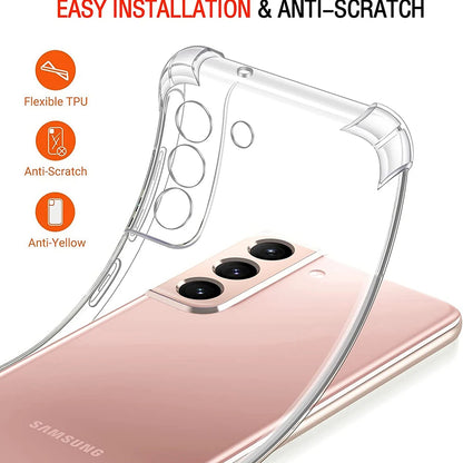 Tok Samsung Galaxy Note 10+ 5G N976 / Note 10+ N975, Techsuit, Ütésálló Átlátszó, Átlátszó