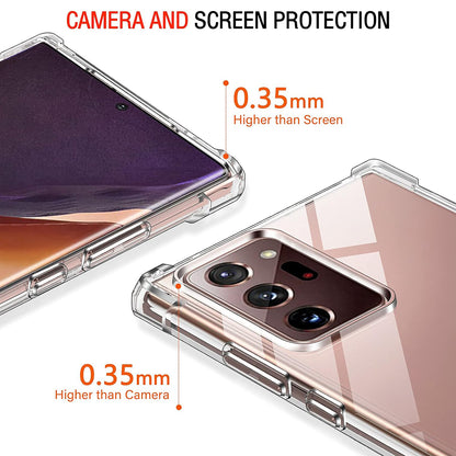 Tok Samsung Galaxy Note 20 Ultra 5G N986 / Note 20 Ultra N985, Techsuit, Ütésálló Átlátszó, Átlátszó