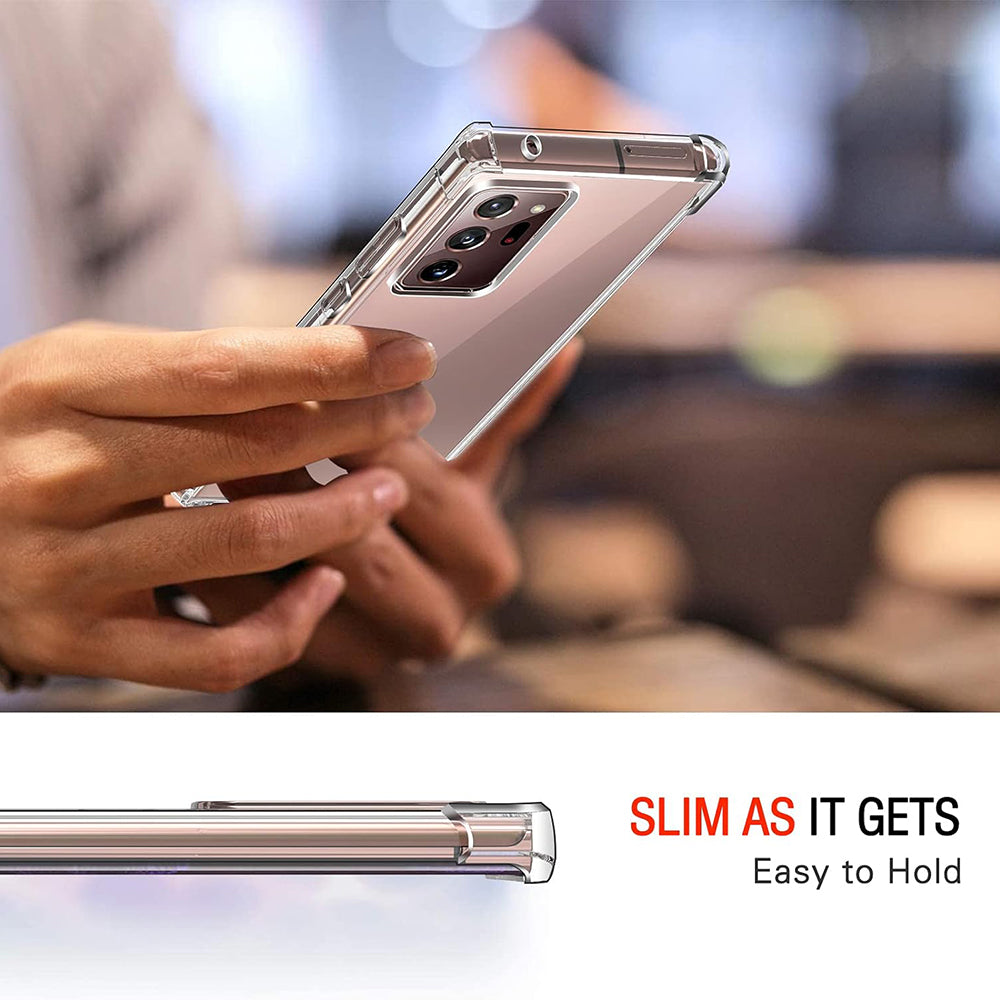 Tok Samsung Galaxy Note 20 Ultra 5G N986 / Note 20 Ultra N985, Techsuit, Ütésálló Átlátszó, Átlátszó