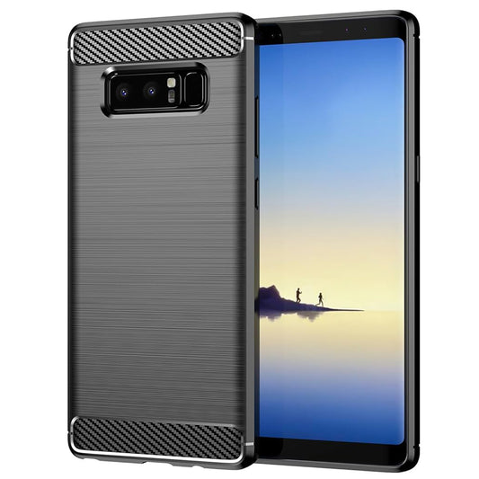 Tok Samsung Galaxy Note 8 N950-hez, Techsuit, karbon, fekete