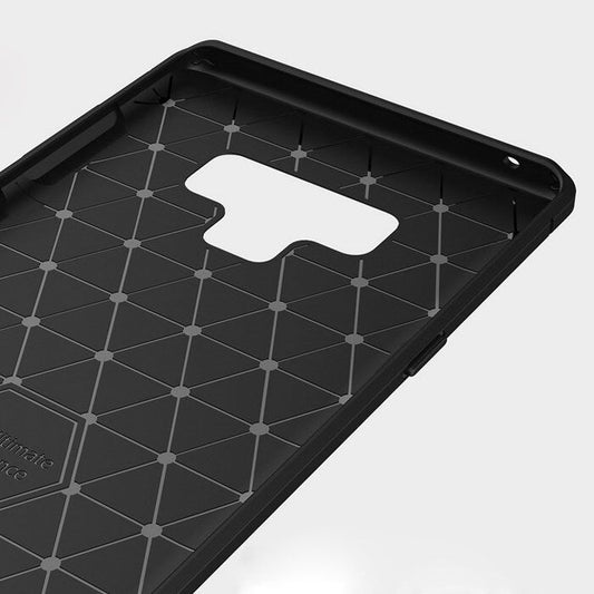 Tok Samsung Galaxy Note 9 N960-hoz, Techsuit, karbon, fekete