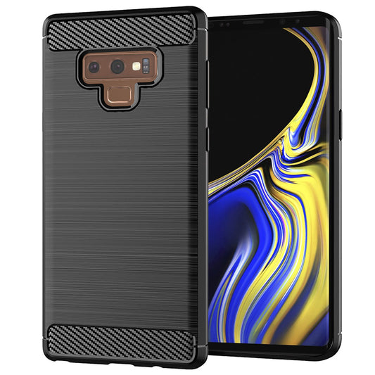 Tok Samsung Galaxy Note 9 N960-hoz, Techsuit, karbon, fekete