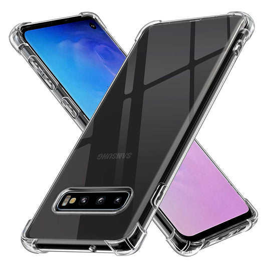 Samsung Galaxy S10 G973 tok, Techsuit, Ütésálló Átlátszó, Átlátszó