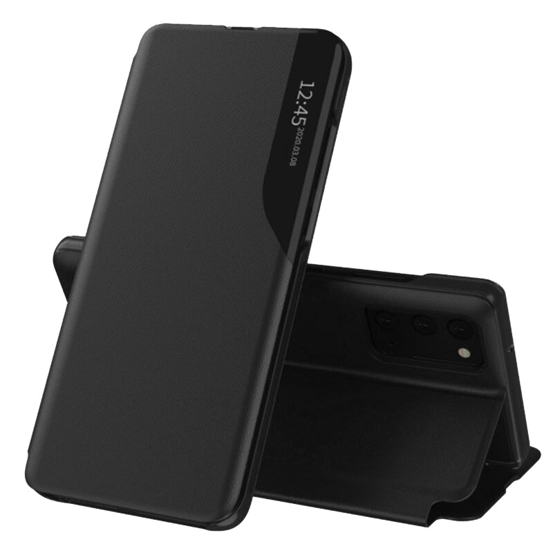 Tok Samsung Galaxy S20 5G G981 / S20 G980-hoz, Techsuit, eFold, Fekete