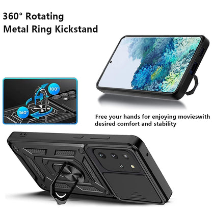 Tok Samsung Galaxy S20+ 5G G986 / S20+ G985, Techsuit, CamShield, Fekete