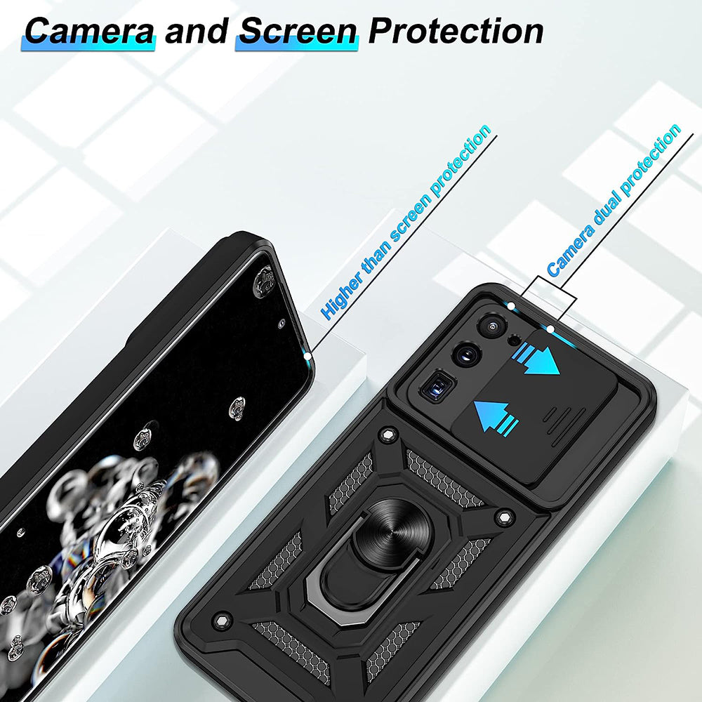 Tok Samsung Galaxy S20 Ultra 5G G988 / S20 Ultra G988, Techsuit, CamShield, Fekete