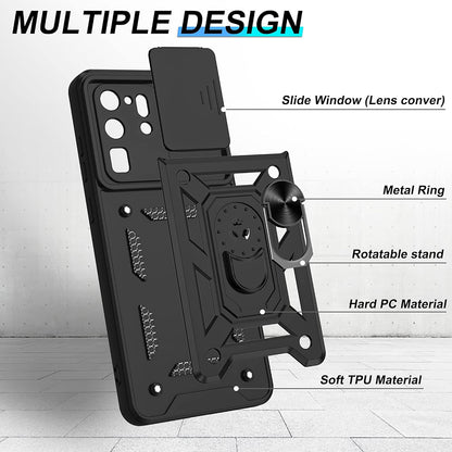Tok Samsung Galaxy S20 Ultra 5G G988 / S20 Ultra G988, Techsuit, CamShield, Fekete