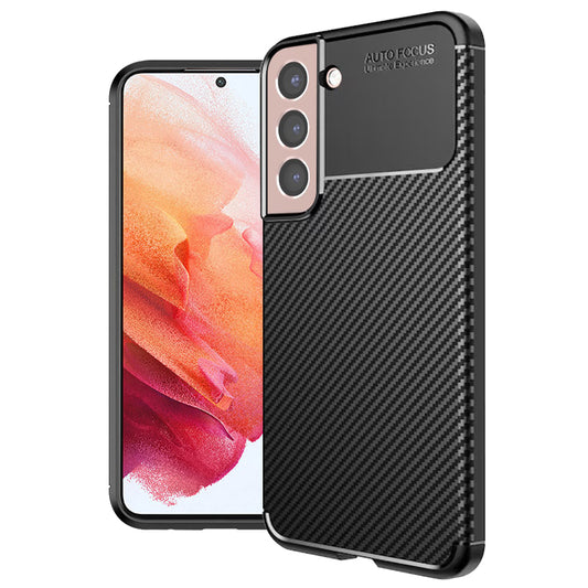Tok Samsung Galaxy S21 5G G991-hez, Techsuit, CarbonFiber, Fekete