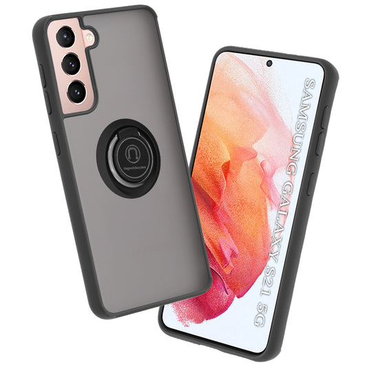 Tok Samsung Galaxy S21 5G G991-hez, Techsuit, Glinth, Fekete