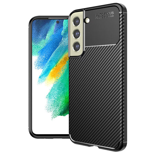 Tok Samsung Galaxy S21 FE 5G G990-hez, Techsuit, CarbonFiber, Fekete