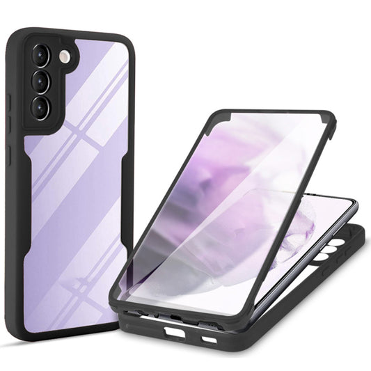 Tok Samsung Galaxy S21 FE 5G G990-hez, Techsuit, ColorVerse 360, Fekete