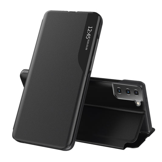 Tok Samsung Galaxy S21 FE 5G G990-hez, Techsuit, eFold, Fekete