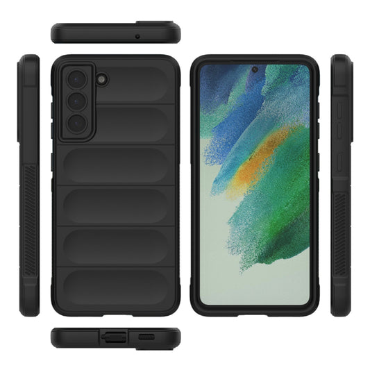 Tok Samsung Galaxy S21 FE 5G G990-hez, Techsuit, Magic Shield, Fekete