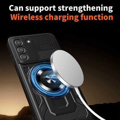 Tok Samsung Galaxy S21 FE 5G G990-hez, Techsuit, RuggedCam, Kék